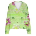 thumbnail image 4 of Puntoco Chaqueta Informal Con Botones Y Estampado De Moda Para Mujer, 4 of 5