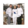 thumbnail image 2 of Standard Chef Coat Poly/Cotton Twill Long Sleeve with Knot Button Closures Color White Size XS-XL units: 2's/ Pack, 2 of 5