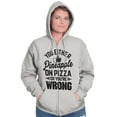 thumbnail image 3 of Like Pineapple Pizza Debate Opinion Zip Up Hoodie Men's Women's Brisco Brands L, 3 of 5