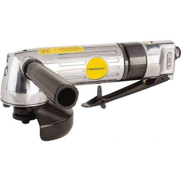 Value Collection 4" Wheel Diam, 12,000 RPM, Pneumatic Angle & Disc Grinder 3/8-24 Spindle, 6 CFM, Front Exhaust