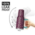 thumbnail image 3 of Purple Christmas Star Pattern Tumbler with Handle and Lid,40oz Double Wall Vacuum Insulated Tumbler,Cups Gift for Women and Men, 3 of 7