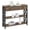 Taupe Wood, variant on Alpinel Console Table with Drawer, Entryway Table with 3 Tier Storage Shelves, Narrow Long Sofa Tables for Entryway, Living Room, Hallway, Couch, Kitchen, Metal Frame, Rustic Brown