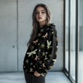 thumbnail image 2 of SCRAWLGOD Dragonflies Hoodies for Women Pullover Plus Size S Crewneck Women Trendy Clothes Outfits Long-Sleeve Hooded Sweater Women Washable Sweatshirt Women Plus, 2 of 7