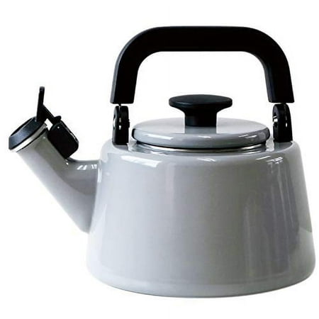 

Fuji Hollow Whistle Blowing Kettle IH Compatible Cotton 2.1L Light Gray CTN-2.1WK.LG// Handle