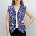 thumbnail image 1 of Chaquetas y abrigos casuales sin mangas y sin capucha Abrigo brillante de rendimiento para niños Top sin mangas para niños y niñas Top de poliéster para niños, 1 of 6
