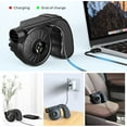 thumbnail image 4 of Dr.meter Portable Electric Air Mattress Pump, Rechargeable 4000mAh Battery Air Pump - Quick-Fill Air Inflator Deflator for Outdoor Camping Inflatable Bed Pool Boat Float Raft Swimming Rings Snow Tube, 4 of 7