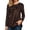 Brown, variant on LINGLANG Women’s Lightweight Striped Long Sleeve Tee Crewneck Casual Pullover Top for Fall and Winter under $5