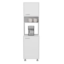 Depot E-Shop Posen Kitchen Pantry, 2 Doors, 4 Legs, 5 Shelves, White