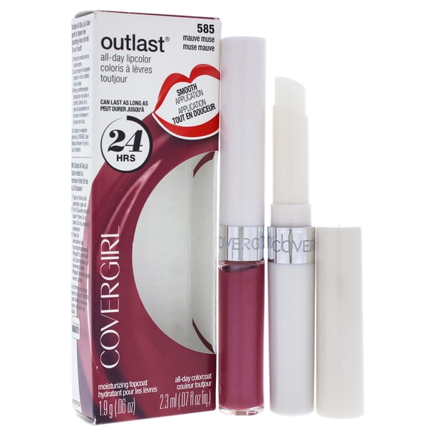 CoverGirl Color de labios Juego de color de labios Outlast All Day - 585 Mauve Muse 0.13 oz Covergirl Color de labios 0.13 oz
