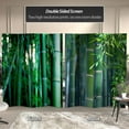 thumbnail image 2 of Oriental Furniture 6 ft. Tall Bamboo Tree Canvas Room Divider - 4 Panel, 2 of 5