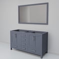 thumbnail image 5 of Lexora Home Jacques 60" Double Vanity with Mirror in Dark Gray, 5 of 9