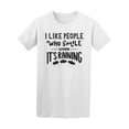 thumbnail image 1 of I Like People Who Smile Quote T-Shirt Men -Image by Shutterstock, Male Small, 1 of 2