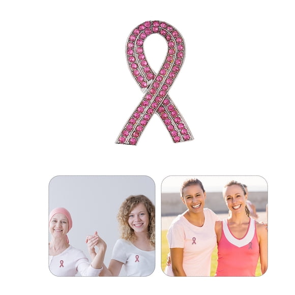 Hearth & Gear Broche Promotionnelle en Strass Complet pour la Mode contre le Cancer, Broche en Perles, Broche Flocon de Neige et Broches pour Chemise, Broche pour Femmes et Dos, Pinces à Chandail pour Cardigans, Pinces à Hijab