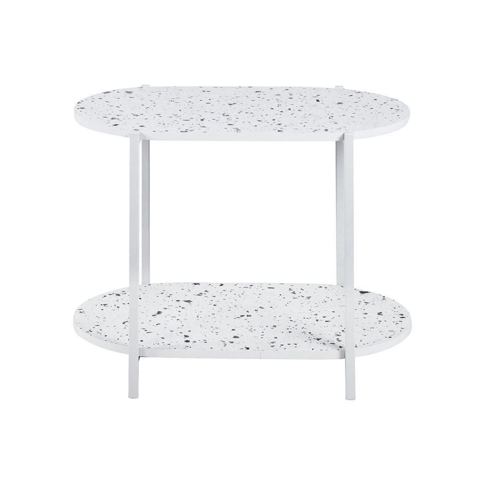 Kepooman Coffee Table, 2 Tier Modern Industrial End Tables Simple Center Table for Living Room, Bedroom Kepooman Coffee Table, 2 Tier Modern Industrial End Tables Simple Center Table for Living Room, Bedroom