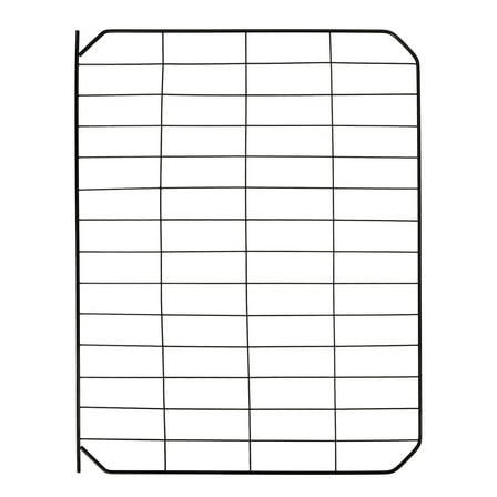 ULTNICE Detachable Pet Fence Door Sheet Dog Cage Door Iron Wire Black DIY Design 1Pcs