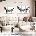 thumbnail image 4 of Elephant Stock Golden Precipice Ii Wall Art - Horizontal Multi Panel Canvas - Living Room Wall Decor - Abstract Multi Panel - Black And Gray Decor By Jennifer Goldberger - 38" x 24", 4 of 8
