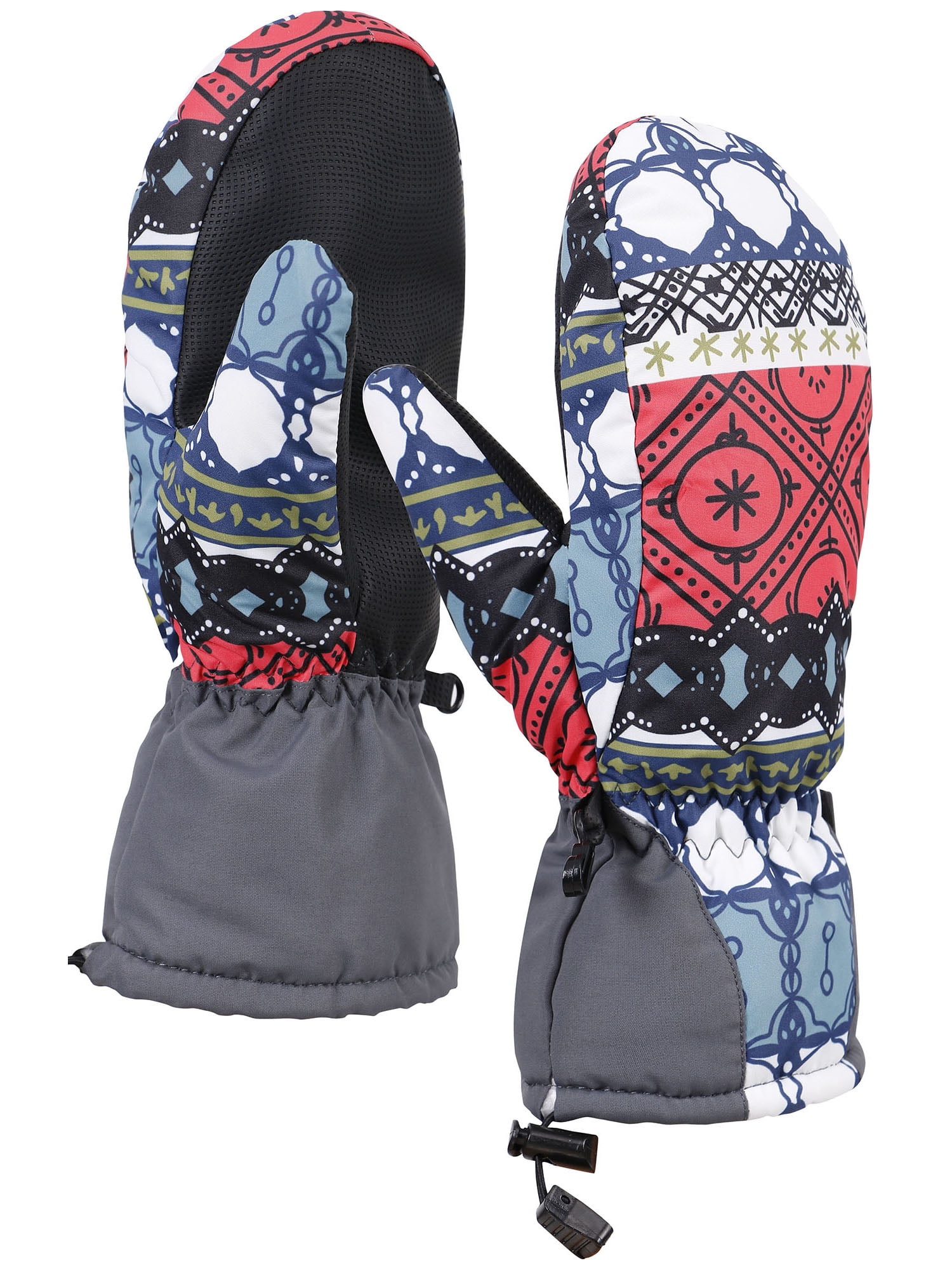 Women's Winter 3M Thinsulate Waterproof Ski Mittens Gloves,Style3,S/M