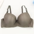 thumbnail image 6 of Gfyviroh Women's Underwire Bra Full Coverage Comfort Support T-Shirt Bra Polka Dot Back Closure Everyday Bras,Sizes 36B-46D, 6 of 9