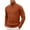 Brown, variant on Hogleaql Men's Turtleneck Sweater Casual Comfortable Long Sleeve Cable Knitted Fitted Sweater Thermal Fall Winter Solid Color Trendy Pullover Sweater Dark Gray 3XL