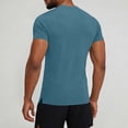 thumbnail image 3 of SCSAlgin Mens Workout Shirts Dry Fit Sun Protection Athletic Short Sleeve Shirt UPF 50+ Gym Running Swim Rash Guard Top, 3 of 7