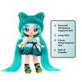 thumbnail image 4 of Na! Na! Na! Surprise Sweetest Gems™ Emery Moss 7.5 Fashion Doll Emerald Birthstone Inspired with Teal Hair, Smocked Satin Dress & Brush, Poseable, Great Toy Gift for Girls Boys Ages 5 6 7 8+ Years, 4 of 5