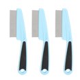 thumbnail image 2 of Flea Comb for Cats and Dogs, Professional Flea Face Comb Stainless Steel Fine Tooth Dog Comb for Grooming, 2 of 7