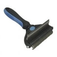 thumbnail image 2 of Pet Grooming Brush for Dogs/Cats, 2 in 1 Deshedding Tool & Dematting Undercoat Rake for Mats & Tangles Removing, Reduces Shedding by up to 95%, Great for Short to Long Hair Breeds Blue, 2 of 5