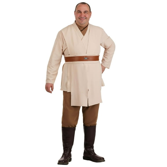 Plus Size Deluxe Star Wars Jedi Men's Costume