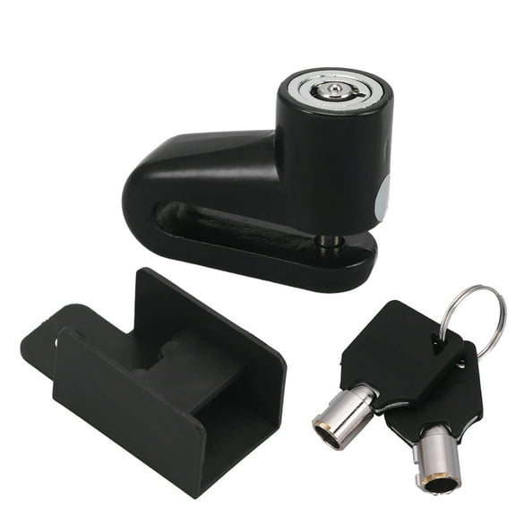 unbranded  Motorcycle Anti-theft Lock Cycling Equipment Disc Brake Black