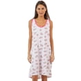 thumbnail image 5 of Casual Nights Women's Poly Cotton Sleeveless Nightgown Chemise, 5 of 5