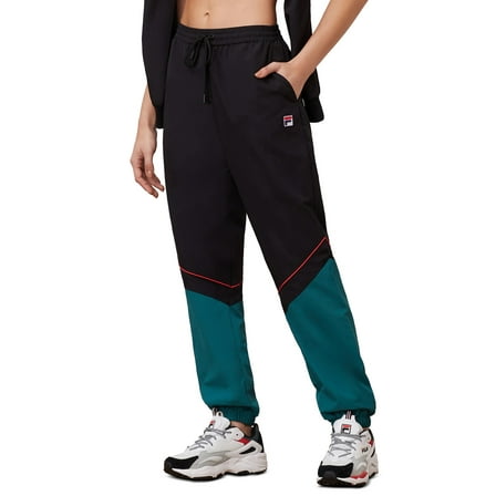 Fila Womens Mukta Colorblocked Track Pants Size L
