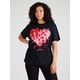 thumbnail image 1 of Happy Valentines Day Bow Heart Girl Women T-Shirt, 1 of 7