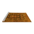 thumbnail image 2 of Ahgly Company Machine Washable Indoor Round Persian Yellow Traditional Area Rugs, 3' Round, 2 of 4