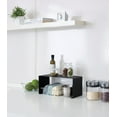 thumbnail image 3 of Yamazaki Home Stackable Kitchen Rack - Storage Organizer Counter Shelf, Steel, Small, Stack up to two, Stackable, No Assembly Req. - 2 pack, 3 of 8