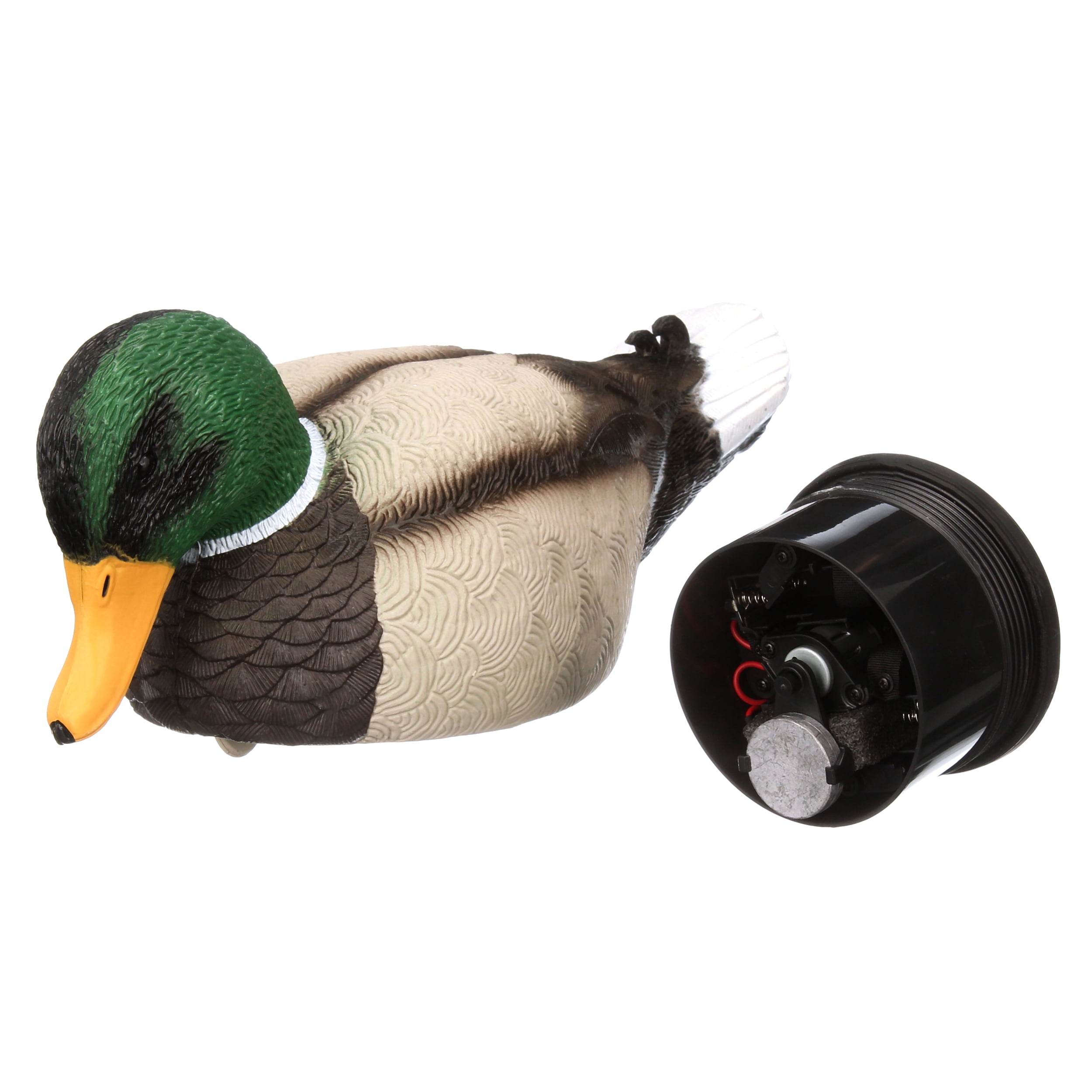 (2 pack) Mojo Outdoors, Rippler Floating Motion Mallard Drake,  Duck Decoy,  HW2443, 2.5 Pounds