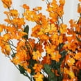 thumbnail image 2 of Efavormart 12 bushes BABY BREATH Artificial FILLER FLOWERS for DIY Wedding Bouquets Centerpieces Party Home Decoration - Orange, 2 of 7