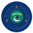thumbnail image 1 of Green Biscuit NHL Team Training Puck - Vancouver Canucks, 1 of 2