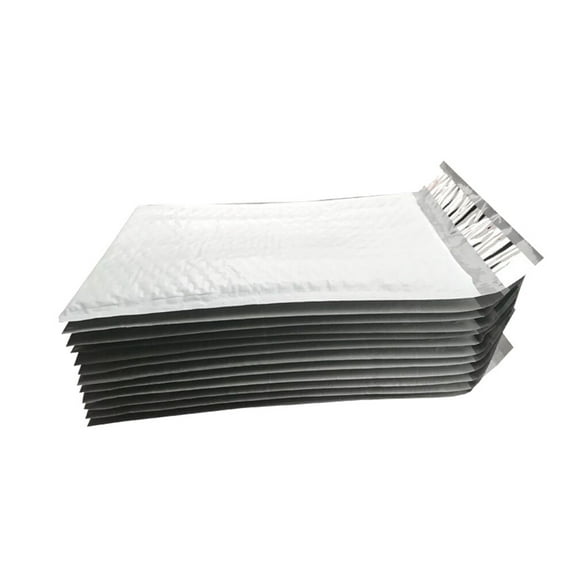 LEORX Waterproof Shockproof Self Sealing Bubble Padded Envelopes for Mailing Grey Plastic 16x20cm