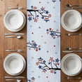 thumbnail image 6 of Independence Day Table Runner - 70 Inch Long, Kitchen Dining Table Runner Dresser Scarves, Red Blue Gnomes Usa Flag Star Tree Branch Farmhouse Decor for Coffee Tables Wedding Party Banquet, 6 of 8