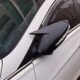 thumbnail image 4 of Acaigel Carbon Fiber Look Ox Horn Rear View Mirror Cover Trim For Hyundai Sonata 2011-2014, 4 of 4