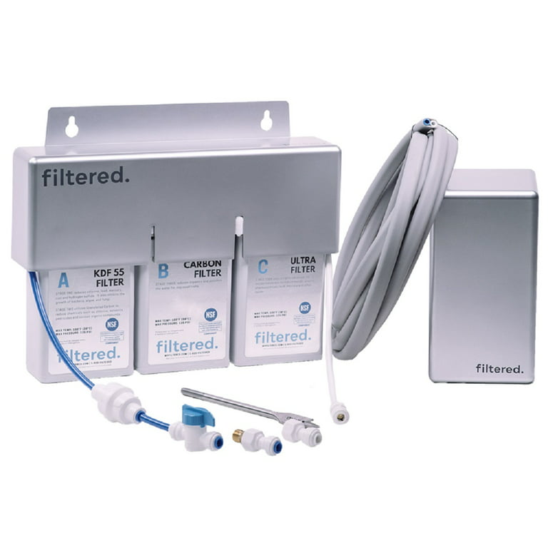 Universal Inline Fridge Filter  Fluoride Filter Water Bottles & Pitchers  to Remove Contaminants – Clearly Filtered