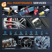 FOXWELL GT30 Bidirectional OBD2 Scanner, Automotive Diagnostic Scan Tool, Full System Code Reader 35+ Service Reset E-CU Coding Fit For All Cars