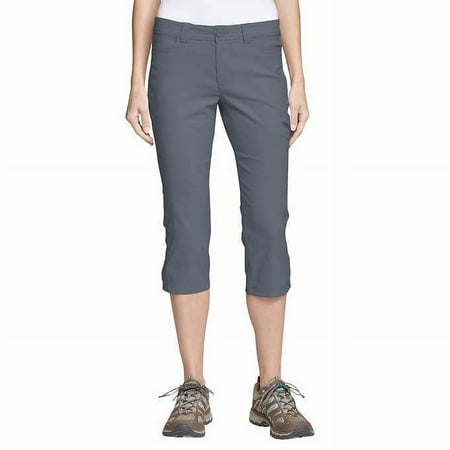 Eddie Bauer Women's Rainier Capri Pants, StormRepel DWR Finish, Size 10