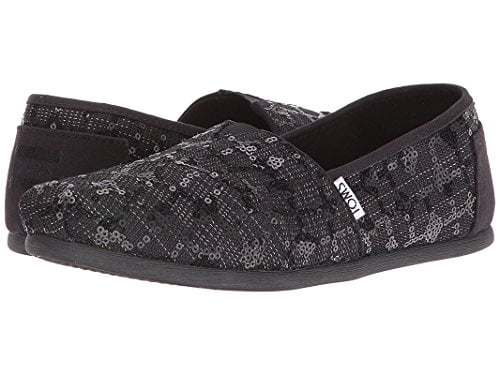 black sequin toms