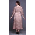 thumbnail image 4 of Bimba Robe Maxi à Volants Longue Bohème Renaissance en Coton à Smocks pour Femme - Grand, 4 of 5