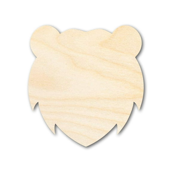 Unfinished Wood Bear Mascot Shape 24" / 1/2"