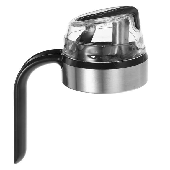 OUNONA Oil Bottle Auto Flip Cap Stainless Steel Lid Automatic Cap For Olive Oil Bottle Stainless Steel Lid Bottle Accessory Auto Flip Pourer Lid For Oil Bottle