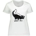 thumbnail image 3 of Inktastic Animals Cute Skunk Wasn't Me Women's Plus Size T-Shirt, 3 of 5