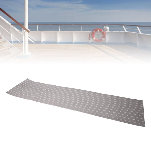 Boat Flooring, High Density EVA Foam Odorless Soft Comfortable EVA Foam Boat Flooring Non Slip Texture Water Proof Easy to Install EVA Foam Decking Sheet for Yacht RV
