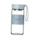 thumbnail image 3 of Botellas de agua, botella de té portátil, multifuncional, 480 ml, funda antideslizante, taza de té Azul, 3 of 9